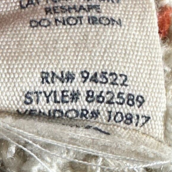 BKE Open Front Cardigan Womens M Multicolor Striped Boho Cozy Indie Lagenlook - Picture 5 of 6